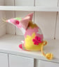 Retro Pink Tulip Mouse 60s 70s Floral Vintage fabrics  - Image 2