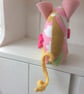Retro Pink Tulip Mouse 60s 70s Floral Vintage fabrics  - Image 3