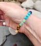 7 Chakra bracelet with sterling silver - Image 3