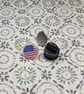 USA Flag Pin - Small Resin Topped Pin Badge - American Flag Badge - Image 2