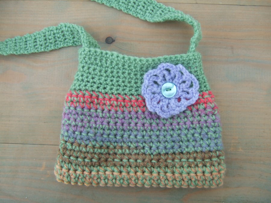 Girl's Crocheted Bag