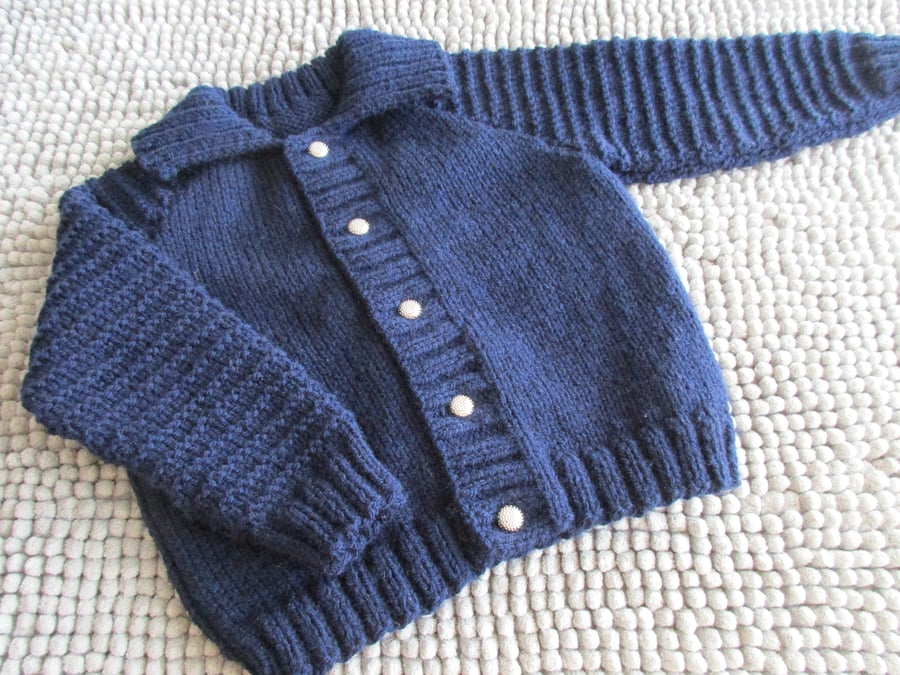 Special Order for SS 18"  Baby Boys Cardigan with Collar 