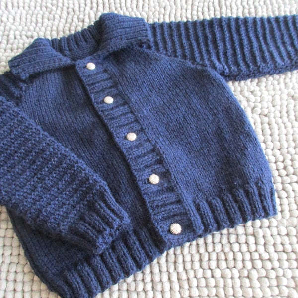 Special Order for SS 18"  Baby Boys Cardigan with Collar 