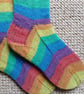 Socks, hand knitted, SMALL, adult size 4-5 - Image 3