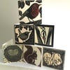 Animal & Bird Cards - Greetings Cards - Blank Inside - Linocut Print