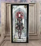Greeting Card - Left blank for your own  message - Steampunk Girl C267