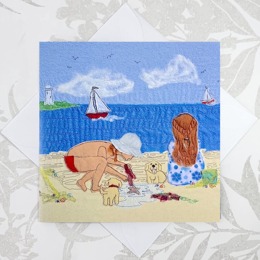 Seaside birthday card 