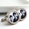 Laurel and Hardy Cufflinks - Comedy Hollywood Movie Legends
