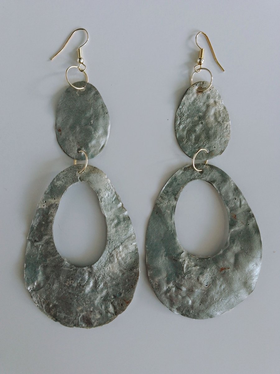 Gorgeous Silver Colour Earrings - Extremely Lightweight!