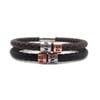 70th Birthday Personalised Leather Bracelet – Gift Boxed
