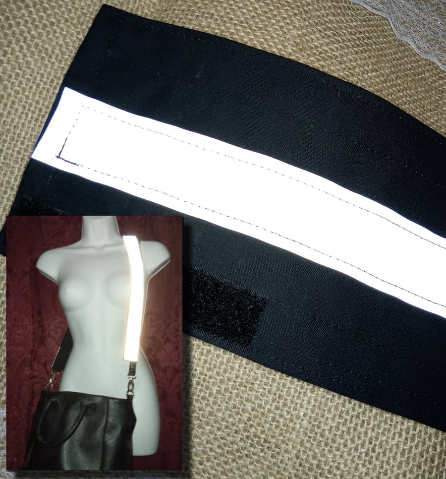 Detachable hi viz strap wrap hi vis