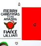 Fiance Christmas Card, Pesonalised Christmas Card Fiance - Image 4
