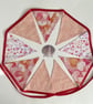 Large bunting with hearts - reversible 