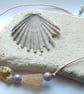 Opal, Miracle Bead and Leather Necklace  - Image 2