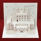 Tower of London 3D pop-up Christmas card
