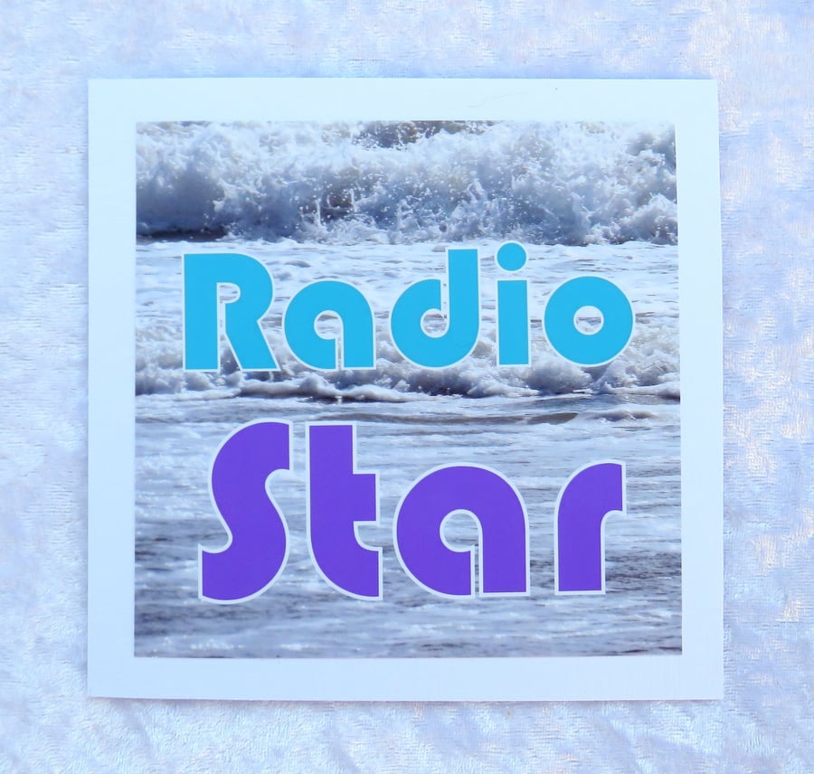 Radio Star, cancer treatment card