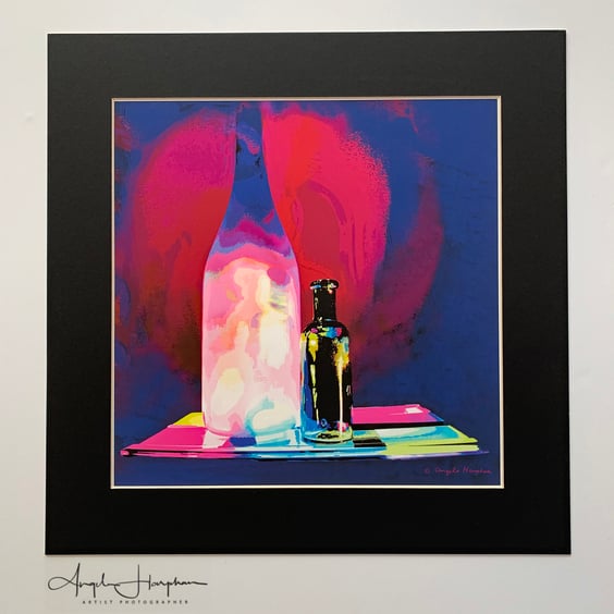 Colour Photograph - Still Life with Bottles - Magic Carpet