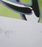 A4 British Bird Print - Magpie    - Image 2
