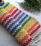  Crochet Blanket Rainbow Granny Stripe  - Image 4