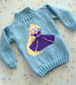 Knitting Pattern Rapunzel Sweater and Crown,  Digital Pattern - Image 6