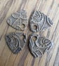 Artisan Made Bronze Charms (4) - Image 6