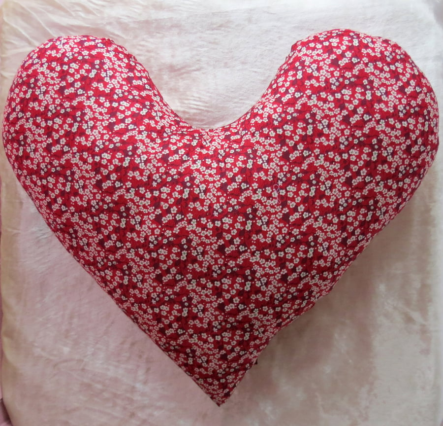Heart surgery pillow.  Chest pillow.  Made from Liberty Tana Lawn. Size large.