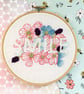 Embroidery Kit - Floral Embroidery Kit, Hand Embroidery "Smile" - Image 8