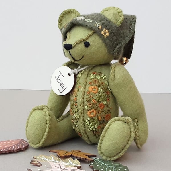 SOLD, reserved for KH, Teddy bear, handmade art... - Folksy