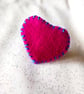 Handmade Heart felt ring - Image 1