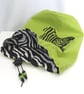 Zebra Embroidered Project Bag - Image 2