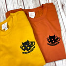 The Black Cat Club Sweatshirt. Colourful Cat Lovers sweater 