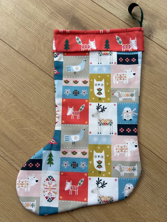 Scandi Style Christmas Stocking