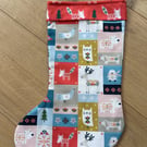 Scandi Style Christmas Stocking