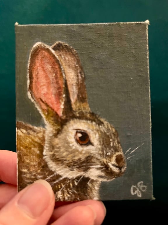 ACEO Little rabbit original painting