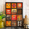 ON SALE: Quirky mixed media artwork, assemblage art, boho decor,