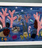 Under the sea felted picture. - Image 2