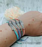 Handmade Angel Wing Adjustable Cord Bracelet – Boho Macramé Friendship Bracelet