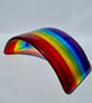 Free standing fused glass rainbow - Image 4
