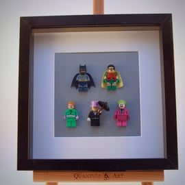  Batman & Robin Heroes and Villains frame.
