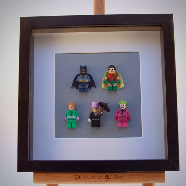  Batman & Robin Heroes and Villains frame.