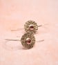 Silver Tourmaline Earrings Handmade - Image 2