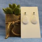 Small Teardrop Shaped Earrings