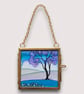 Tiny Hanging Framed Painting