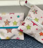 Small key coin card zipped star fabric purse - Image 3