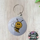 Cute Bumble Bee Keyring - Perfect Accessory for Your Keys