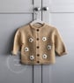 Hand-Knitted Baby Cardigan & Shorts Set. Size 6-9 months  - Image 3