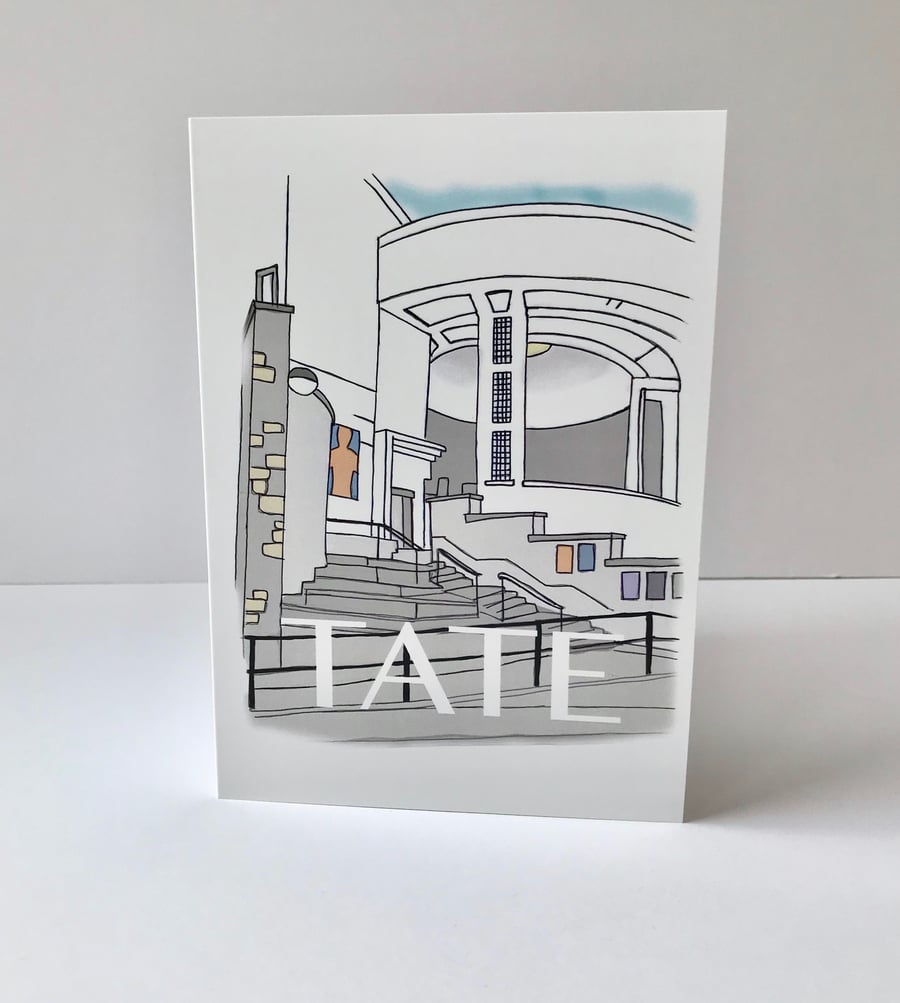 Tate at St Ives Card, Cornwall