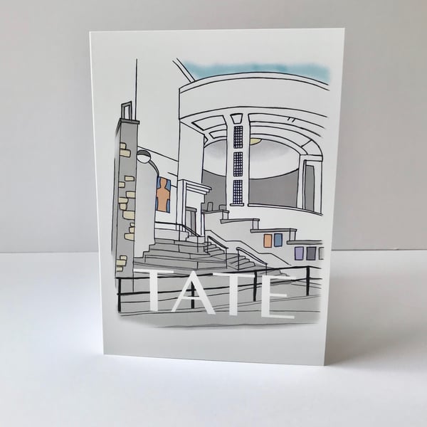 Tate at St Ives Card, Cornwall