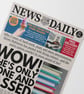 Personalised Exam Pass Gift Newspaper - Image 3