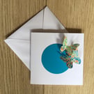 Yuzen Chiyogami Butterflies - Card for Any Occasion 